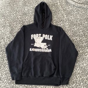Black Fort Polk, Louisiana Hoodie